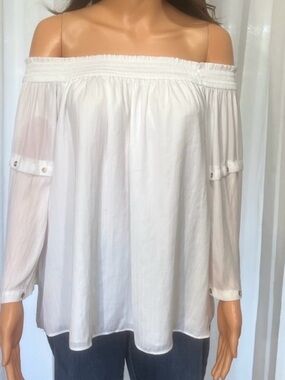 Elegant White Women's Top